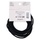 Scunci Elevated Basics Xl Large 10 5 Inch Hair Ties Elastics  Black  15-pieces