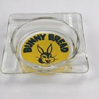 Vintage Bunny Bread Advertising Glass Ashtray