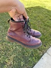 Dr Martens Kids Size 2 Delaney Burgundy Boots