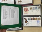 Gb First Day Covers   208 In 4 Albums  Unaddressed  z963