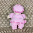 Carter s Just One Year Pink Flower Stripe Blonde Plush Baby Doll Lovey Rattle