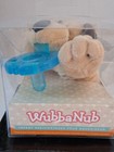 Nib   wubbanub  Pacifier  Brown Puppy Plush Pacifier soother  Anti-colic Wn22294