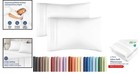 King Pillow Cases Set Of 2 - Ultra Soft Cozy Pillowcase Covers - White
