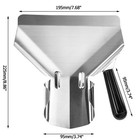 Stainless Steel French Fry Popcorn Scoop  Quick Fill Tool For Food Bags   Boxes 