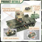 1 72 U s Army Tank Army Men Toys Playset Includes 2pc Us Tank-7 Models10pc Toy