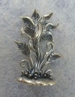 New Antiqued Brass Tone Detailed Creepy Seeing All Sunflower Halloween Figurine