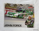 John Force  8x10 Hero Photo 2010 Champion Castrol Ford Mustang Funny Car