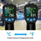 Mestek Ir02c Digital Infrared Thermometer -50-800    Temperature Probe Humidity