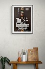The Godfather Movie Flyer Mini Poster Chirashi Japanese Al Pacino1972