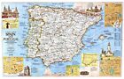    1984-10 October Spain   Portugal National Geographic Travel School Map - A3
