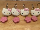 Sanrio      Hello Kitty    Shower Hooks  2004  Set Of 6