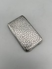 Victorian Sterling Silver Card Case W  Pencil  George Unite   Sons  B ham  1892