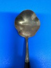 Vintage Mid Century Modern Mcm Danish Modern Serving Spoon Brass   Wood 7 25   