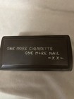 Vintage Coffin Cigarette Dispenser  one More Cigarette One More Nail 