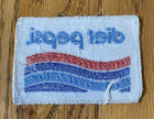 Vintage Diet Pepsi Logo Advertising Embroidered Patch 3 75 X 2 75 Nos