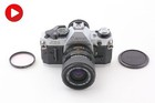Video  n Mint  Canon Ae-1 Program 35mm Film Camera Nfd 35-70mm Lens From Japan
