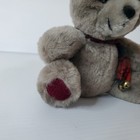 Applause 1986 Vintage Teddy Bear Plush Toy Gray Stuffed Animal 7in New With Tags