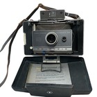 1970s Polaroid Automatic 100 Land Camera W bag Film Booklet And Extras Working
