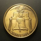 1776-1976 American Bicentennial   Liberty Bell Bronze Commemorative Medal