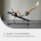 Finer Form Gym-quality Adjustable Sit Up Ab Bench   Decline Weight Bench For Hom