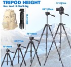 Arsoer -006 74  Camera Tripod With 2 Qr Plates For Sony nikon canon