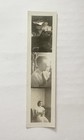 1940s Photo Booth Strip Couple Man Woman Sweet Moments Vintage Photo