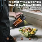 Oliver Oil Sprayer Dispenser For Cooking Bottle 16oz Dark 15 9 Ounces  Black