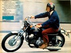1973 Ss350 Harley Davidson Motorcycle Print Ad 