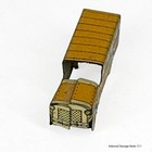Vintage 1930s Cracker Jack Prize Tin Litho Yellow School Bus Toy Miniature