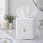 Square Tissue Box Cover  Linen cotton Fabric Tissue Holder  Decorative Cloth    