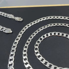 Men s Women 925 Sterling Silver Necklace 2 4 6 8 10 12mm 40-75cm Chain Necklace