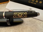 New Rare Starwars Jedi Cross Rollerball Pen Black And Chrome