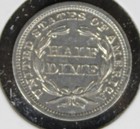 1848 Seated Liberty Half Dime  8058 