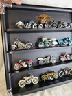 Franklin Mint Set 12 Harley Davidson Motorcycle Collection 1 24 Scale W  Display
