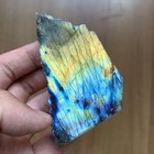 Natural Stone Labradorite Quartz Crystal Freeform Rough Polished Healing Gift