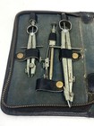 Vintage K e Keuffel   Esser Co  Drafting Drawing Set Kit Germany Art Brown Case