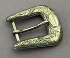 Sale    Vintage Old Western Mccabe Ss Sterling Silver 3 4    Ranger Belt Buckle