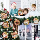 Set Of 24 Diy Hanging Photo Frame Ornament Kits For Christmas Crafts