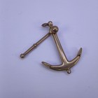 Antique Vintage Solid Brass Anchor Model Paper Weight Nauticsk Boating Decor