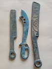 3pcs Collect Ancient Chinese Bronze Statues