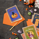4 43 Inches X 6 43 Inches  Halloween Vintage Illustration Card Assortment
