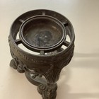 Antique French Made Brass Or Bronze Incense Burner Stand In Chinoiserie Style
