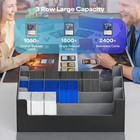 Trading Card Storage Box For 1800  leather Card Box Magnetic Closure Mtg   Ptcg