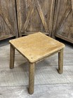 Vintage Foot   Milk Stool Plant Stand Farmhouse Primitive Rustic Cottagecore
