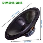 Tpro 18 Inch Raw Subwoofers woofers speakers  Pa Dj Pro Audio Replacement Sub