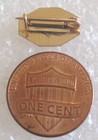 Vintage City Of Asbury Park  New Jersey Tourist Travel Souvenir Pin Red Enamel