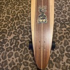 Vtg Arbor Fleetwood Longboard Skateboard 43  Revenge Trucks Bonsai Tree Surf Gc