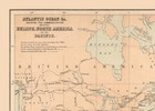 Historic Map - Telegraph Lines Europe America - Black 1867 - 31 99 X 23