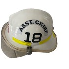 Cairns   Brother Firefighter Helmet Asst Chief Oaklyn New Jersey