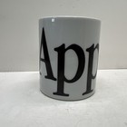 Vtg Apple Macintosh Computer Rainbow Logo Mug Wrap Around Cup